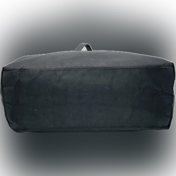 Prada Logo Tessuto Black Nylon and Leather Tote - Picture 13 of 15